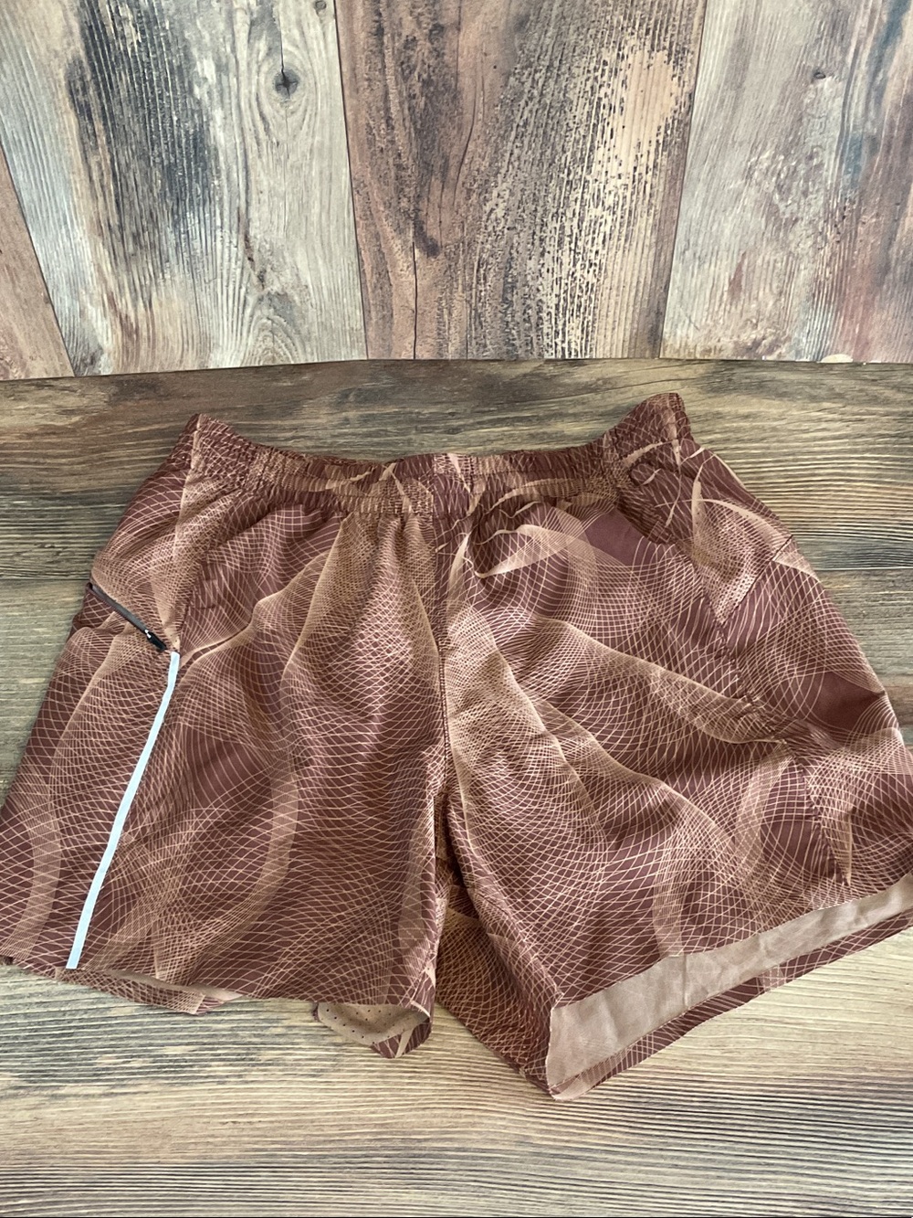 VRST Geometric Printed Lined Active Shorts S         108B